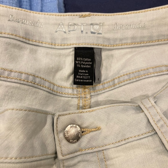 Apt.9 light wash blue Bermuda short - Picture 3 of 5